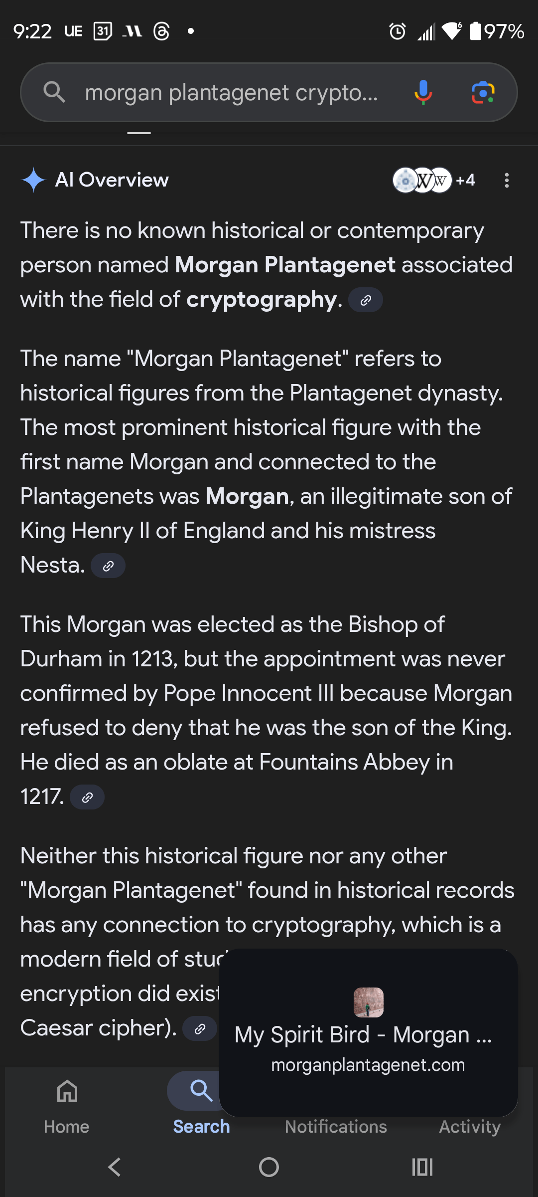 1000126684 - Morgan Plantagenet: Ancestral Cryptology and Genetic Cartography News 1000126684