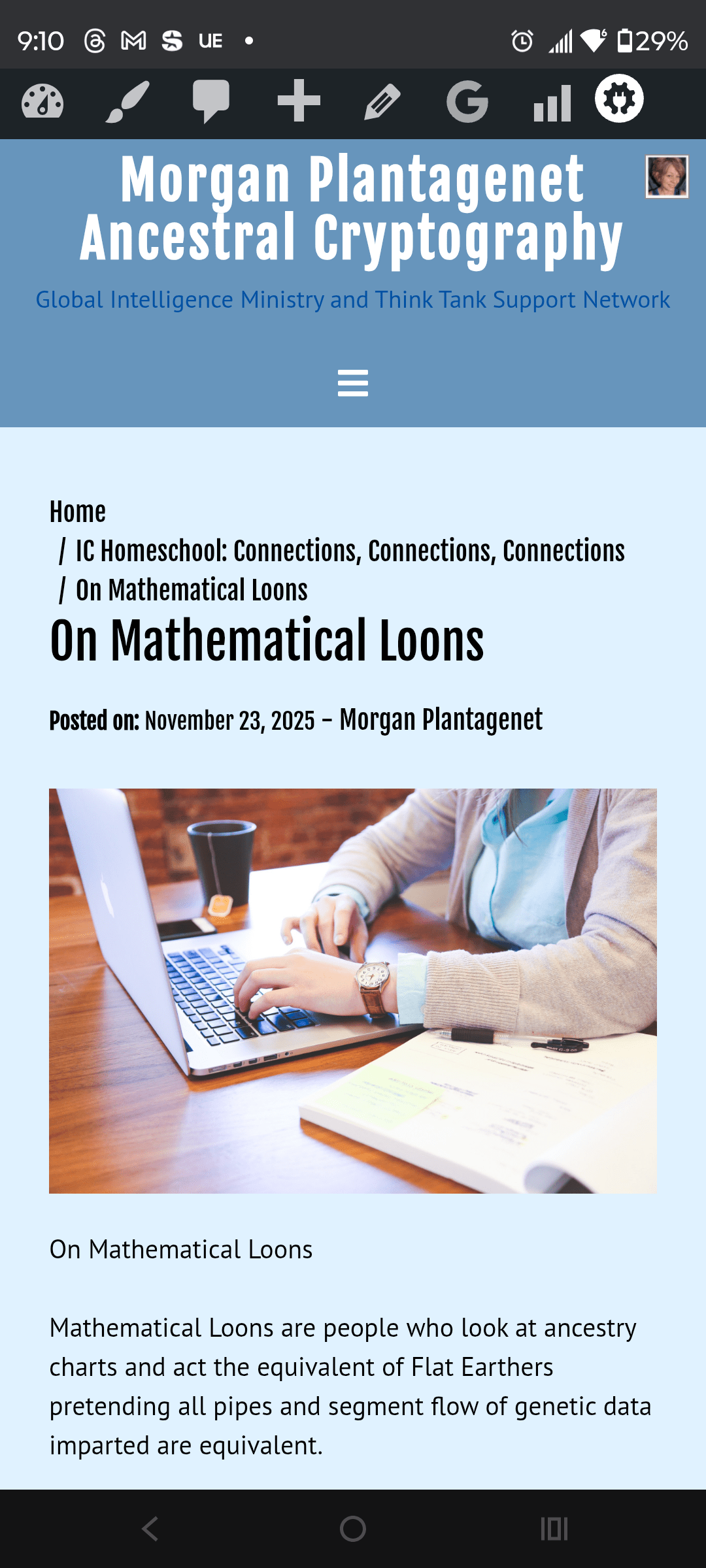 1000128340 - Morgan Plantagenet: Ancestral Cryptology and Genetic Cartography News 1000128340