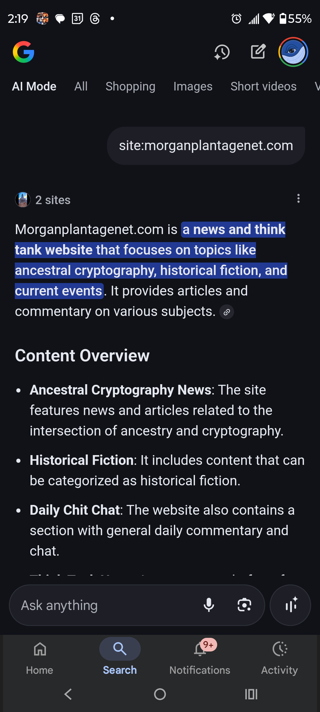 1000130121 - Morgan Plantagenet: Ancestral Cryptology and Genetic Cartography News 1000130121
