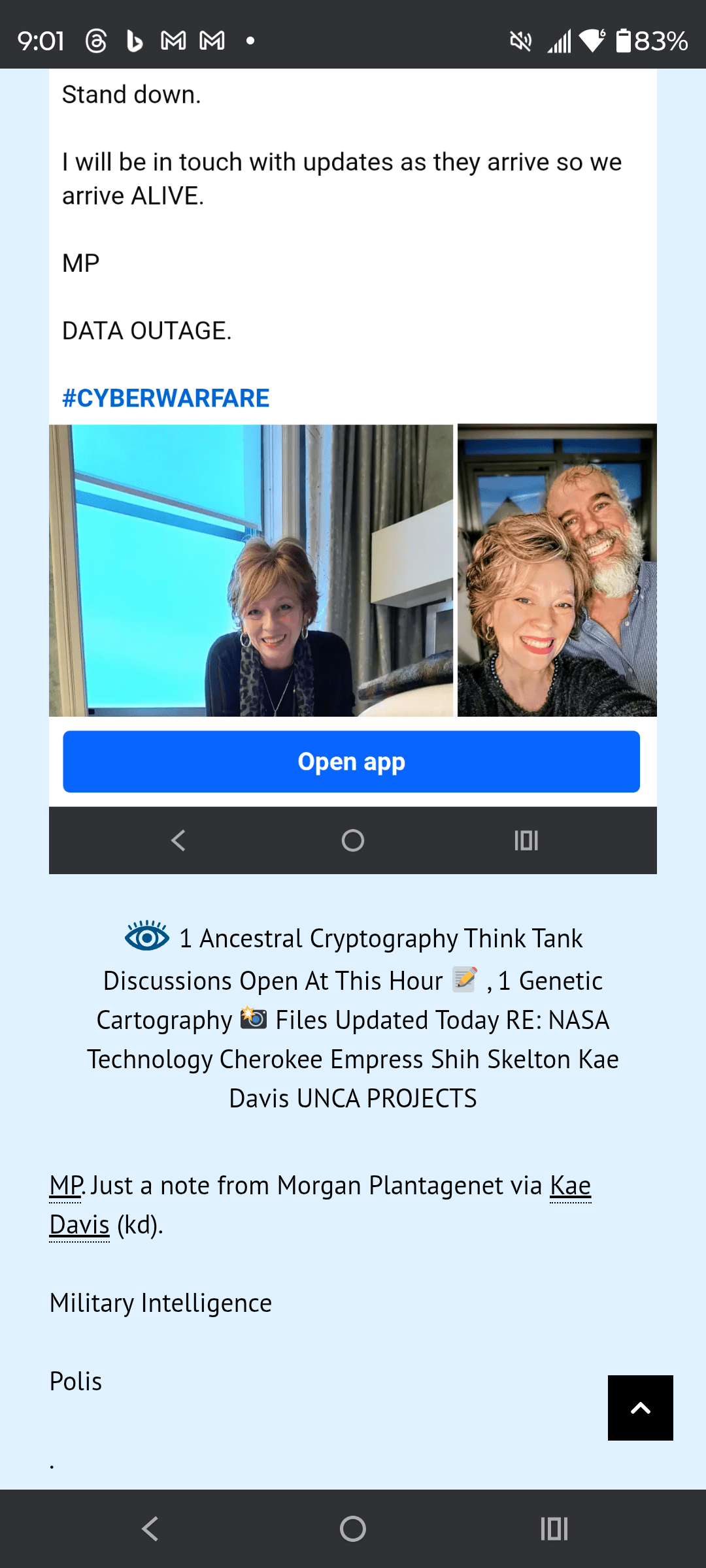 - Morgan Plantagenet: Ancestral Cryptology and Genetic Cartography News