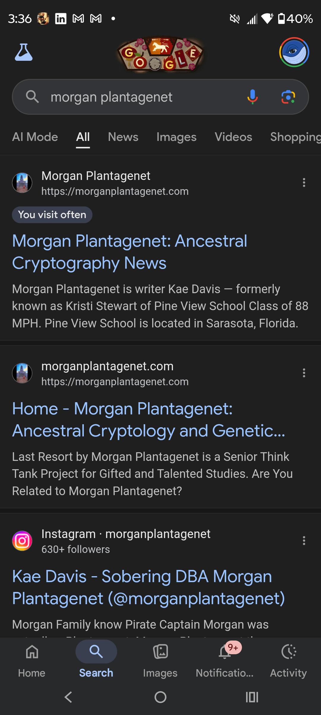 - Morgan Plantagenet: Ancestral Cryptology and Genetic Cartography News