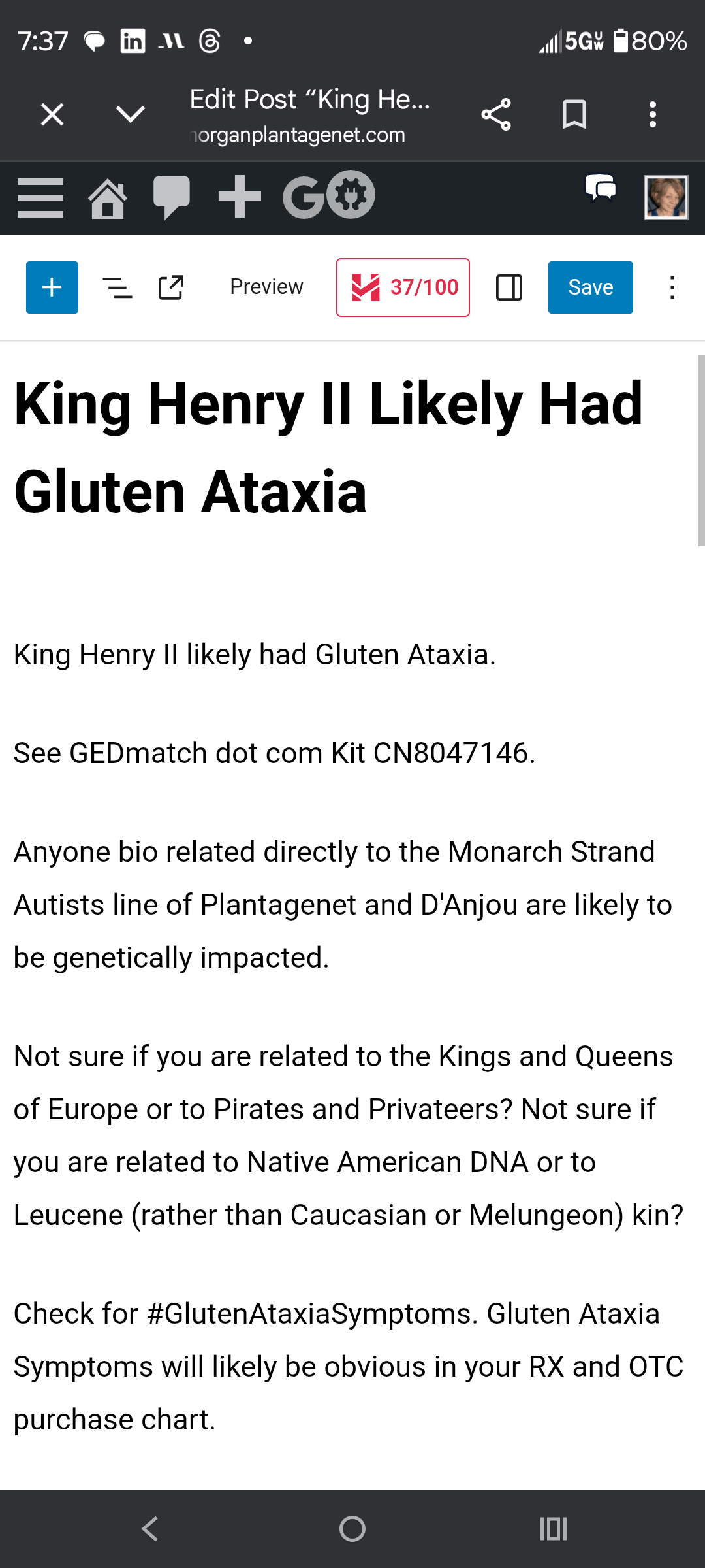 - Morgan Plantagenet: Ancestral Cryptology and Genetic Cartography News