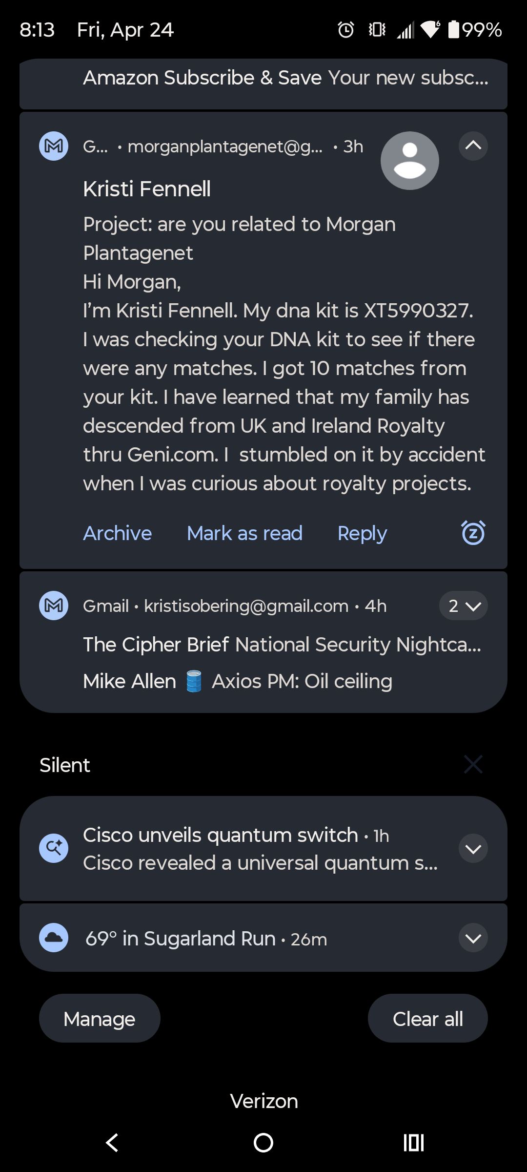 - Morgan Plantagenet: Ancestral Cryptology and Genetic Cartography News