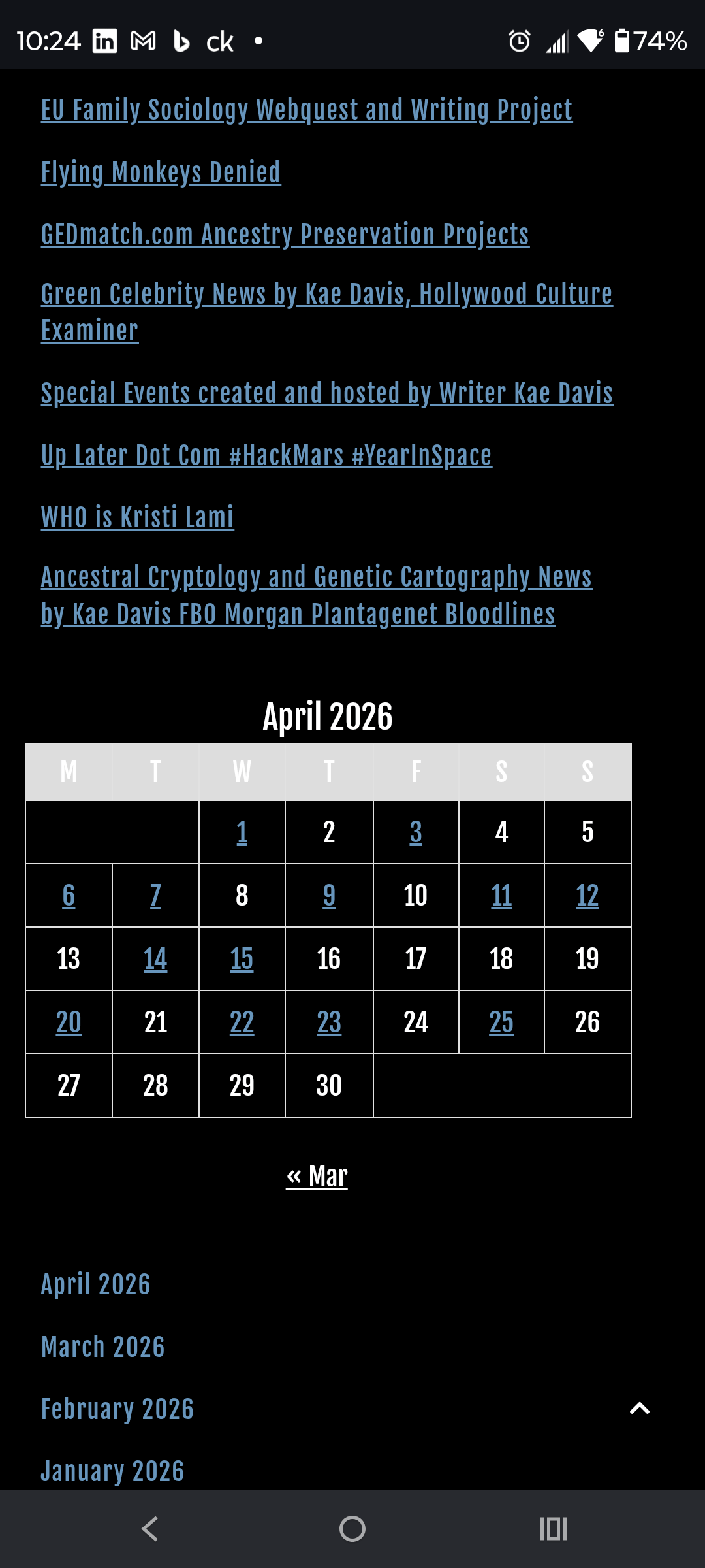 - Morgan Plantagenet: Ancestral Cryptology and Genetic Cartography News