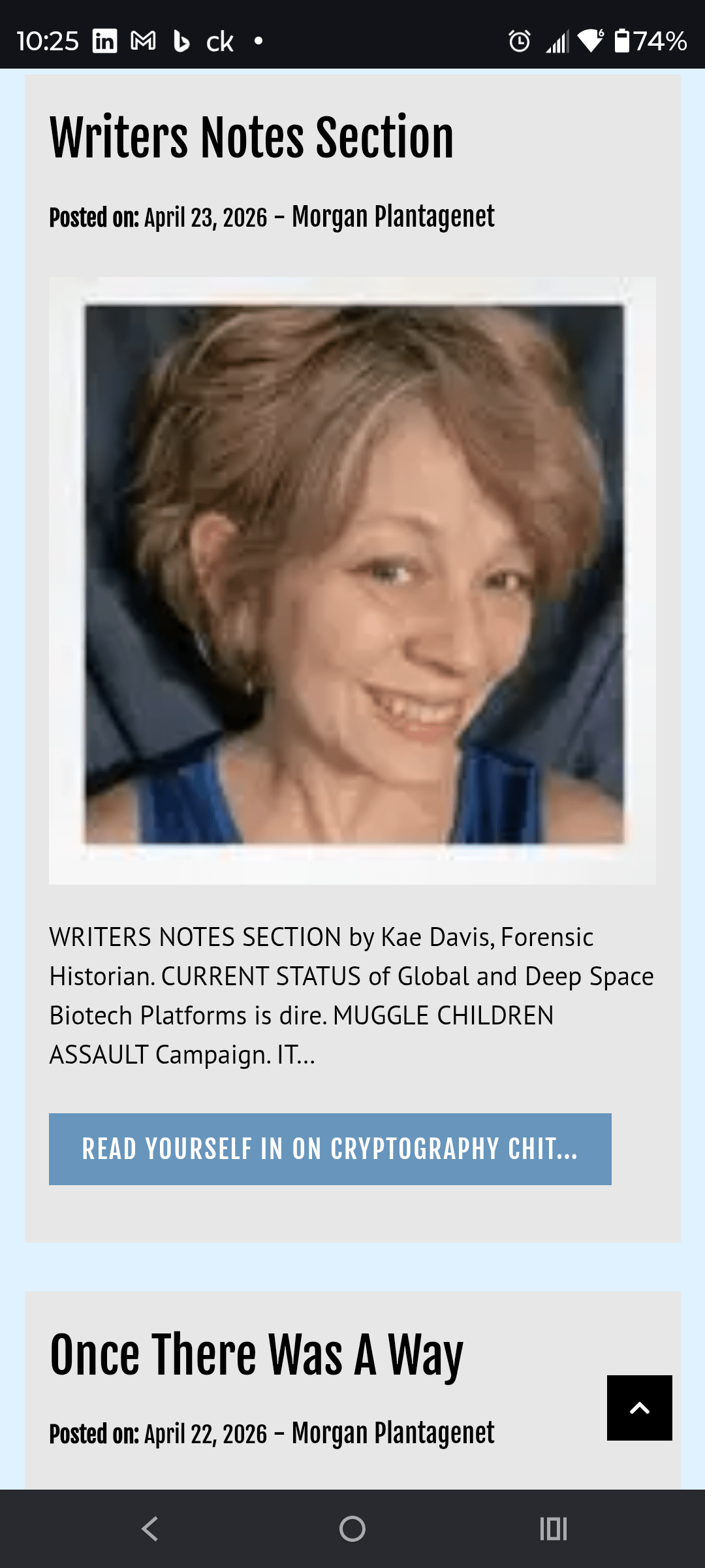 - Morgan Plantagenet: Ancestral Cryptology and Genetic Cartography News