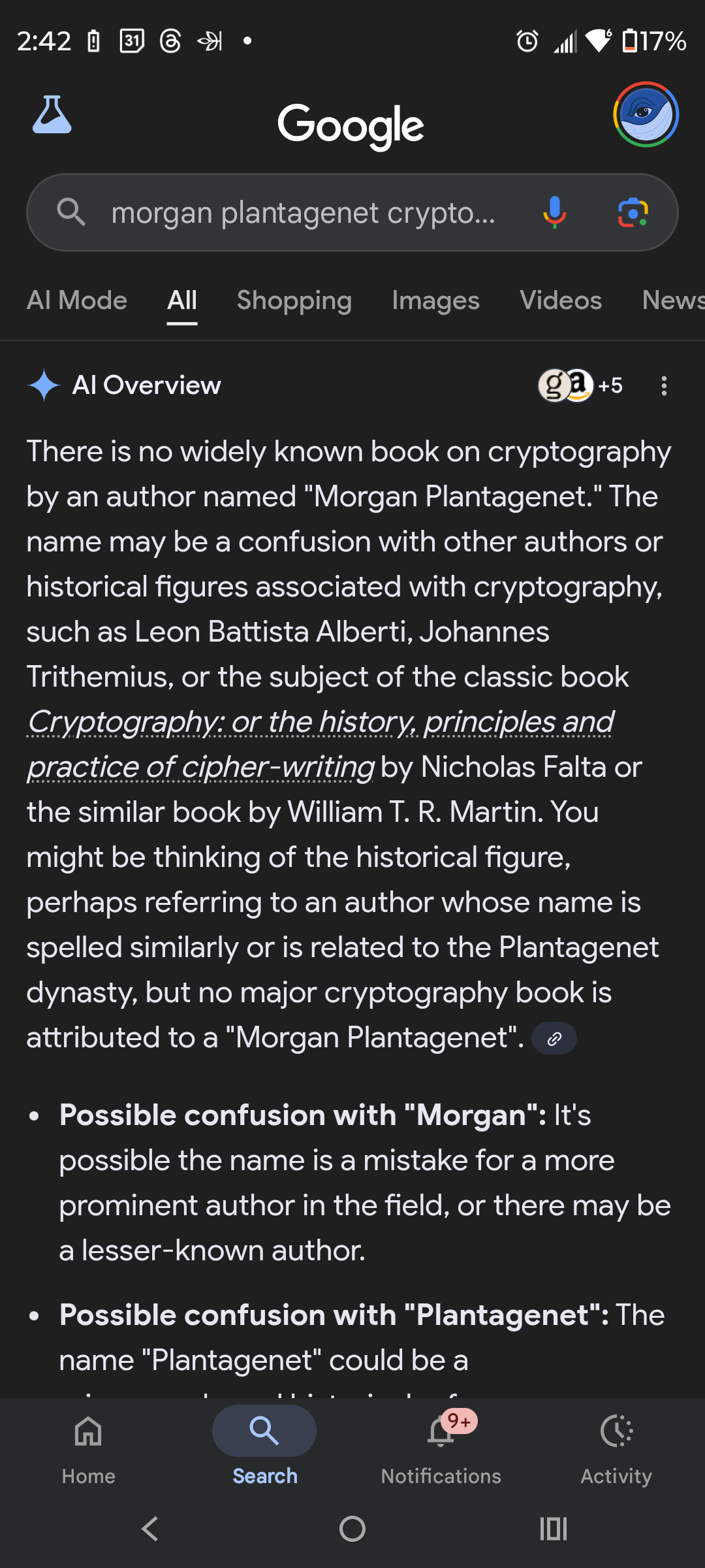 Morgan Plantagenet Cryptography Project