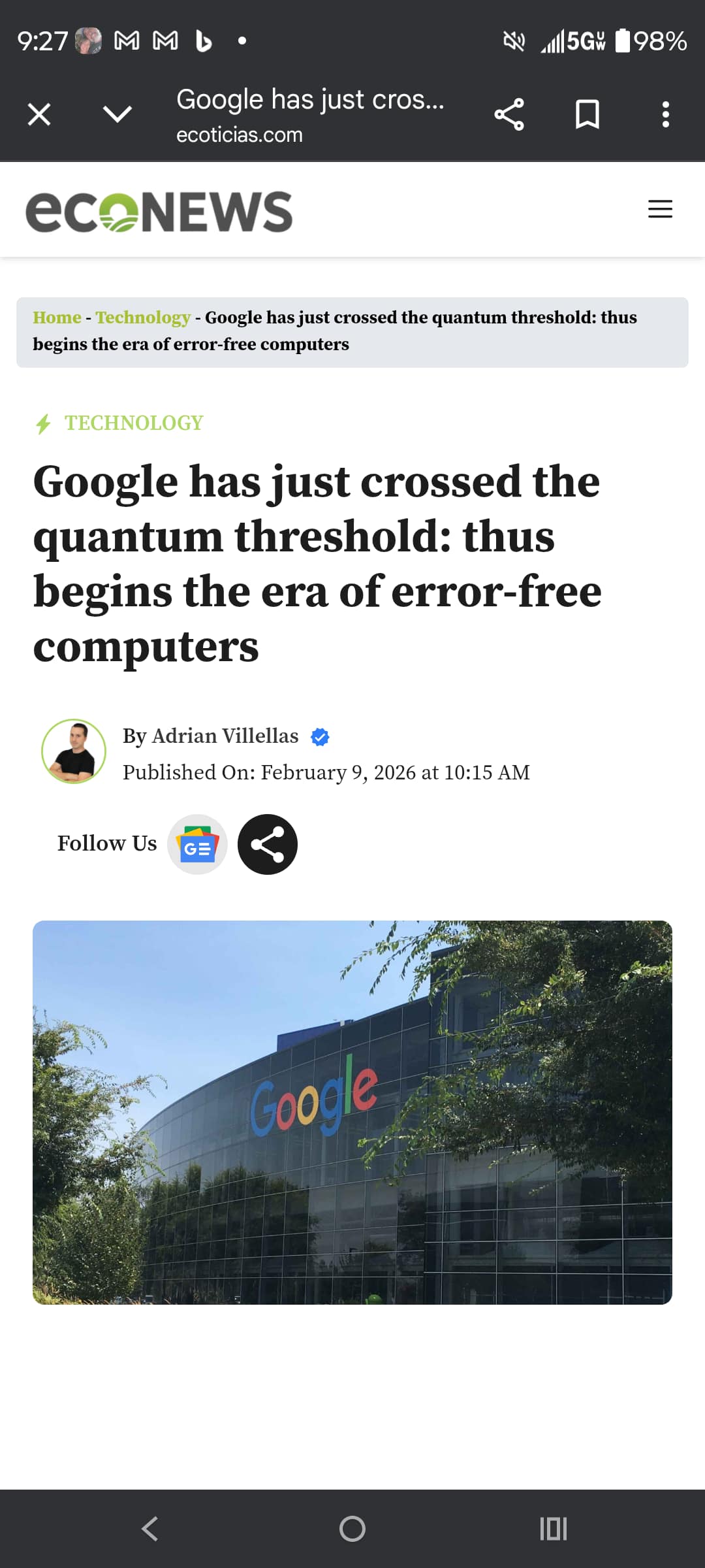 Error Free Computers?