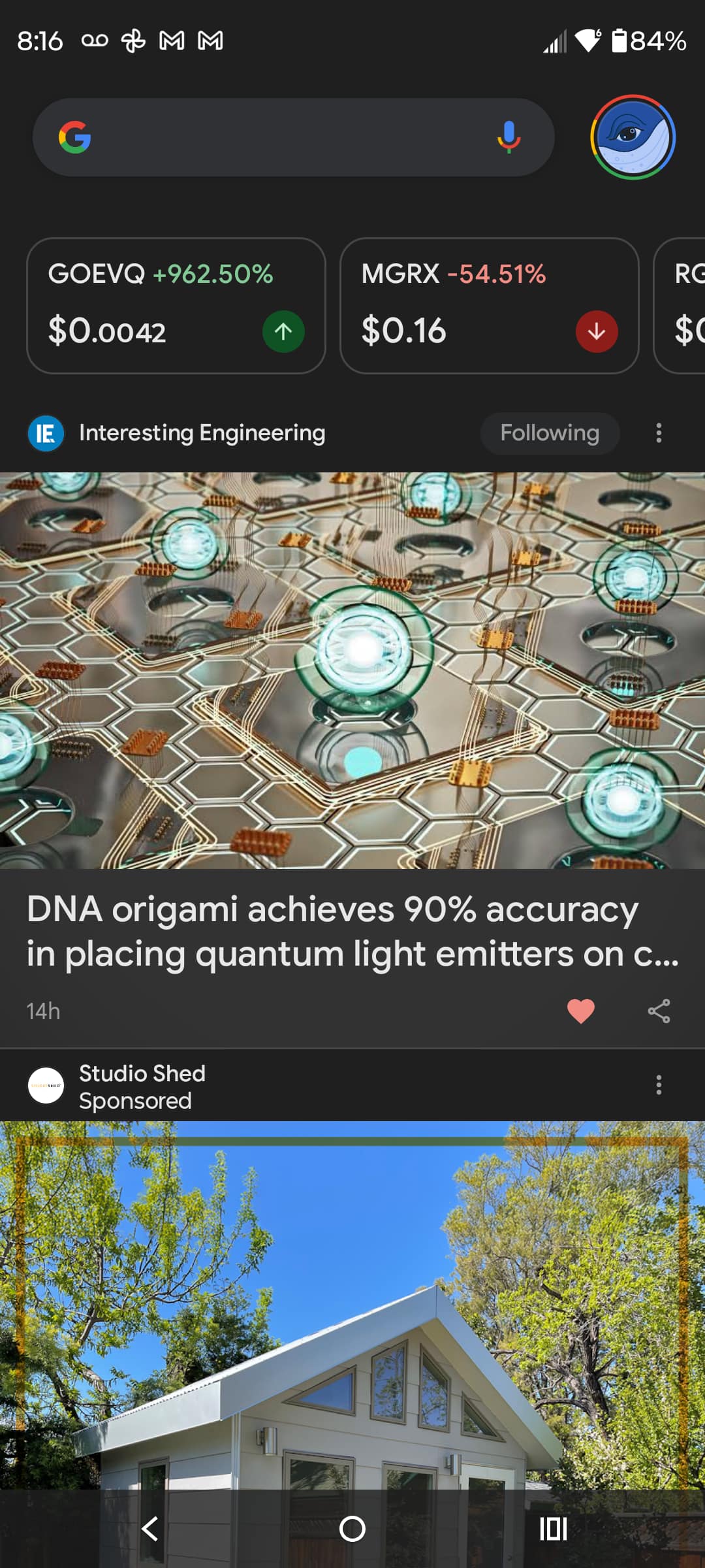 Just The Tip: DNA Origami