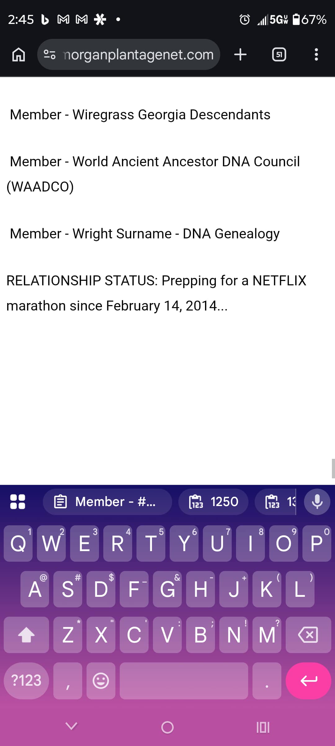 GEDmatch Kit CN8047146 Ancestry Preservation Projects