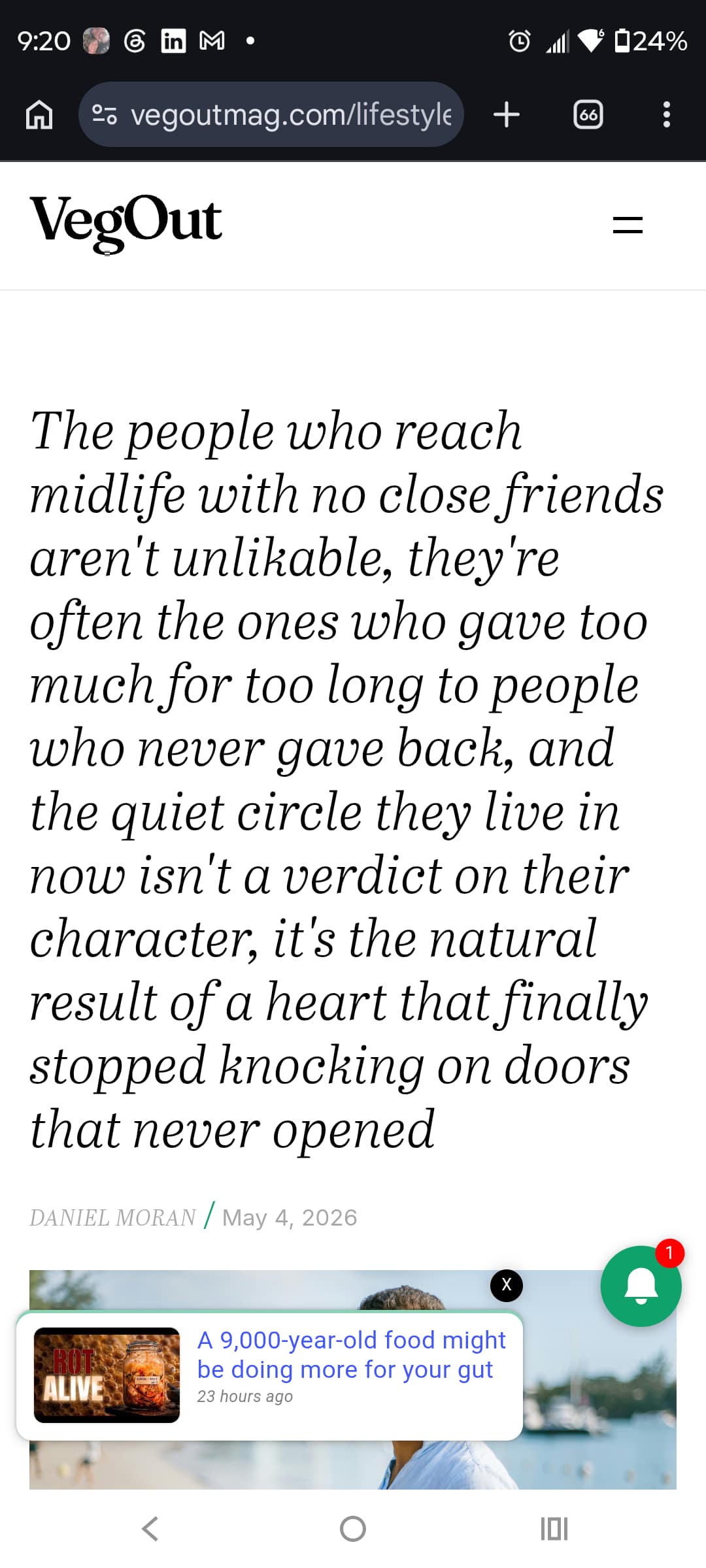 No Close Friends?