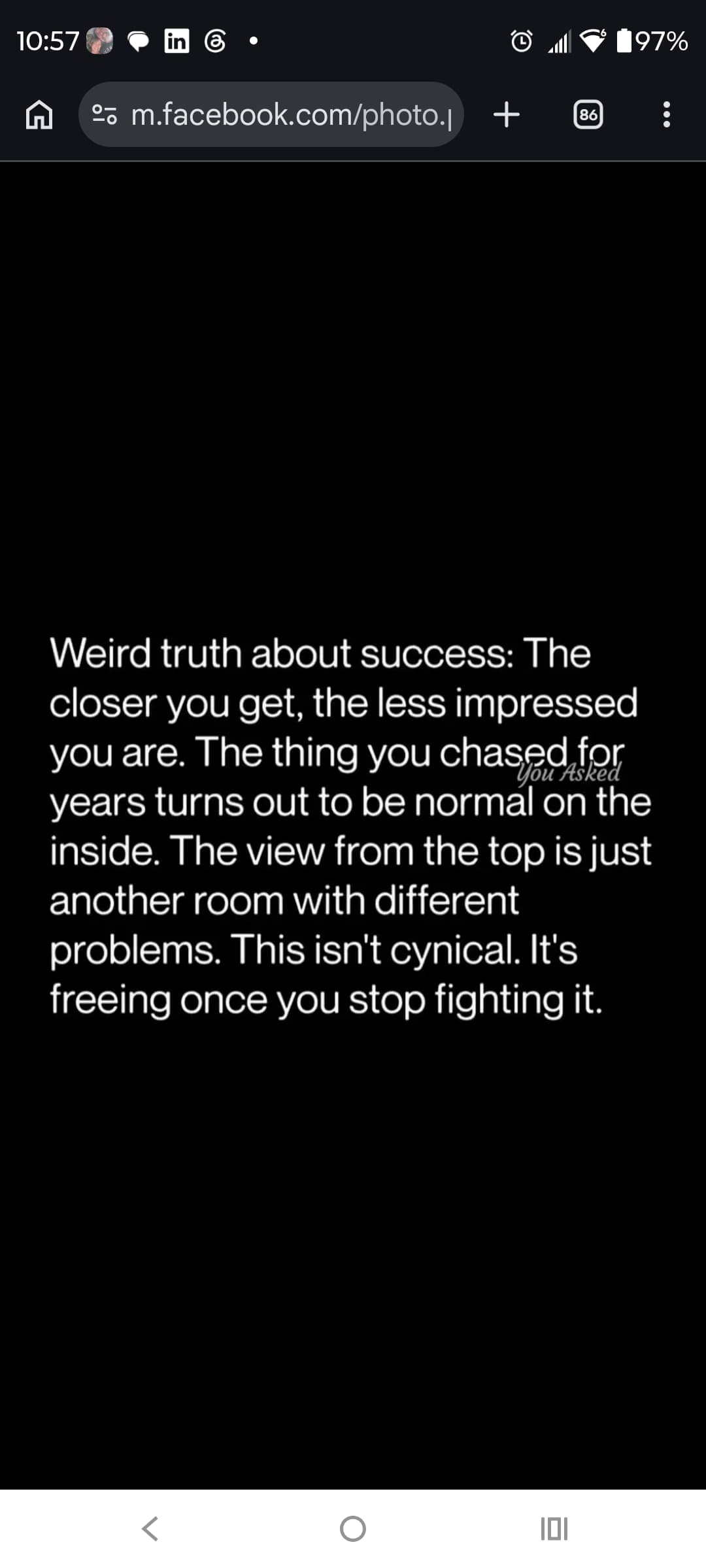 A Weird Truth About Success