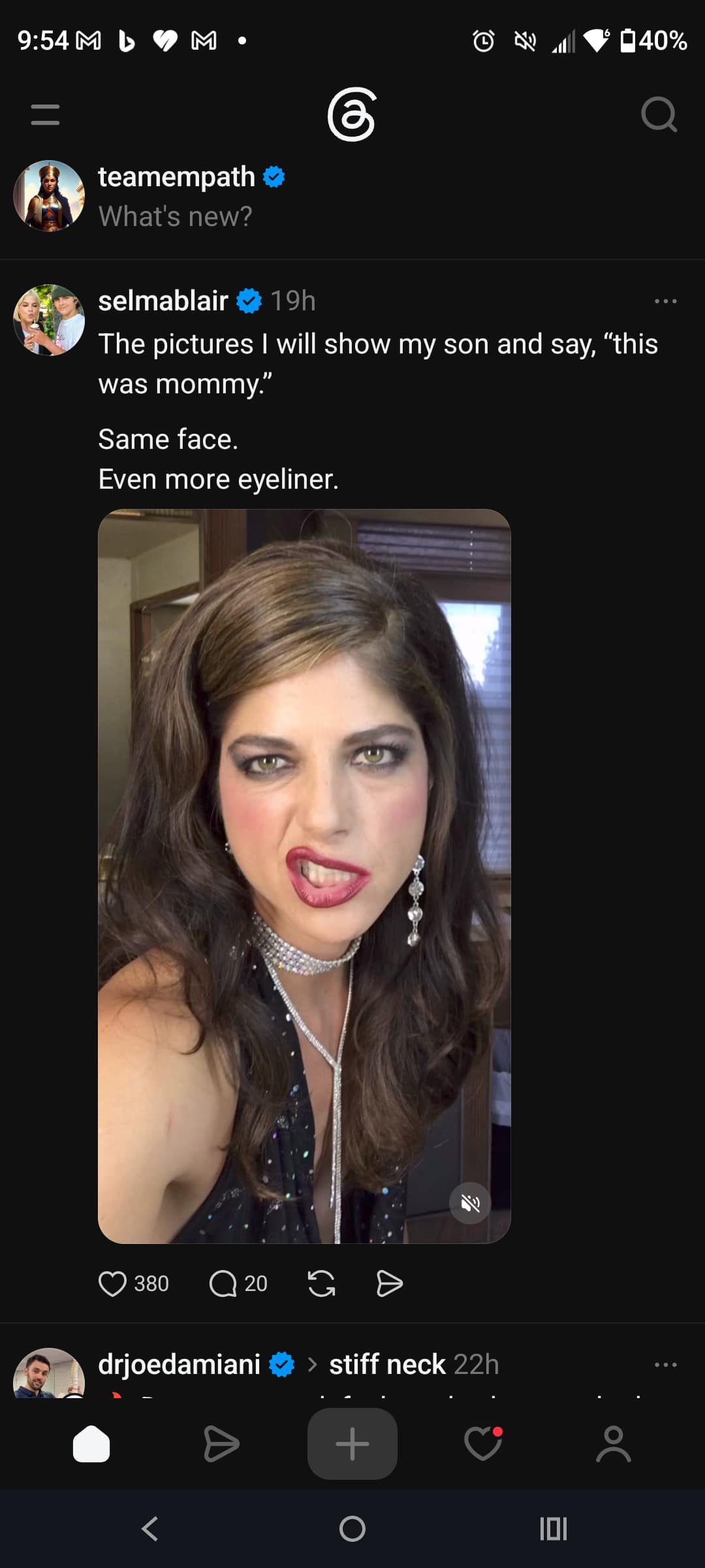 Dear Cousin Selma Blair