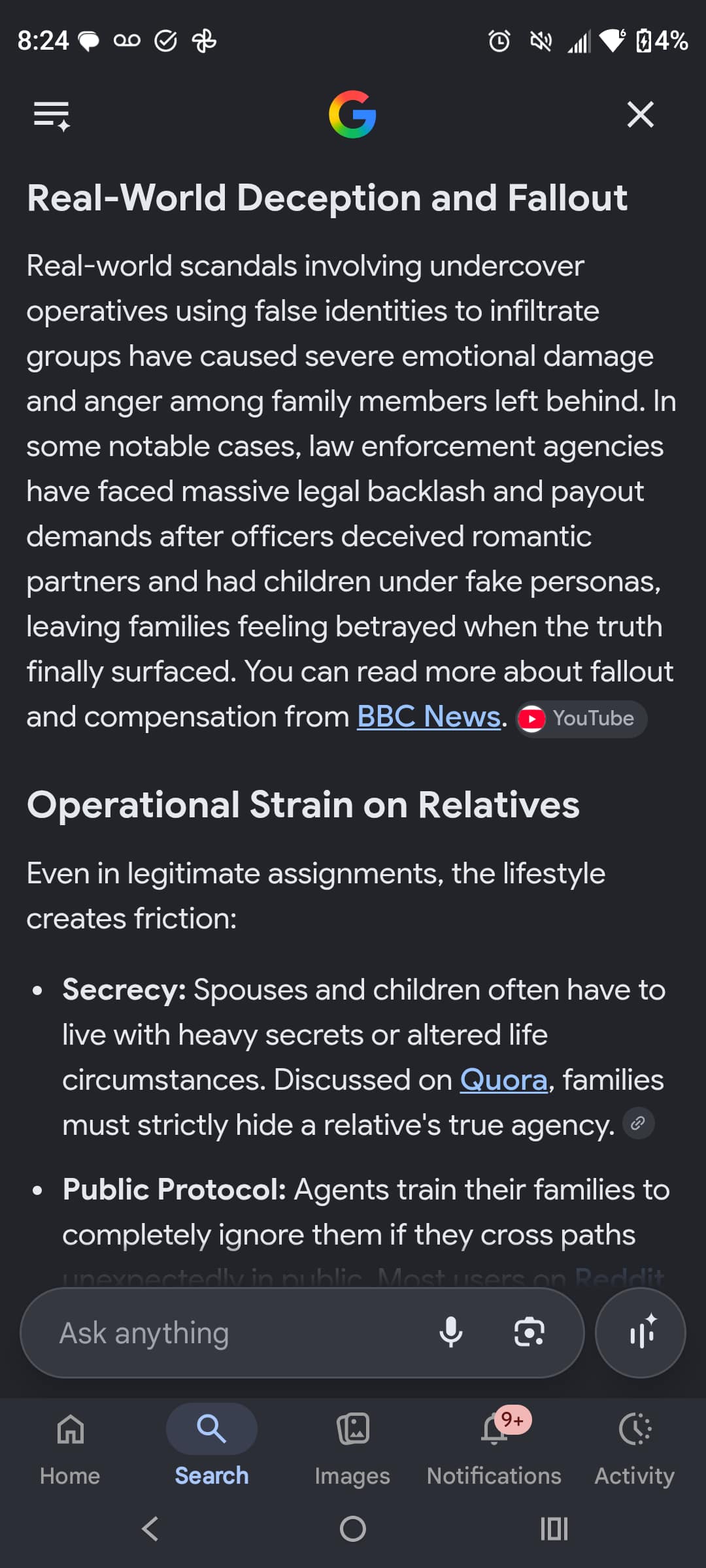 Why Criminals In Organized Crime Families Ostracize Related Informants and Agents