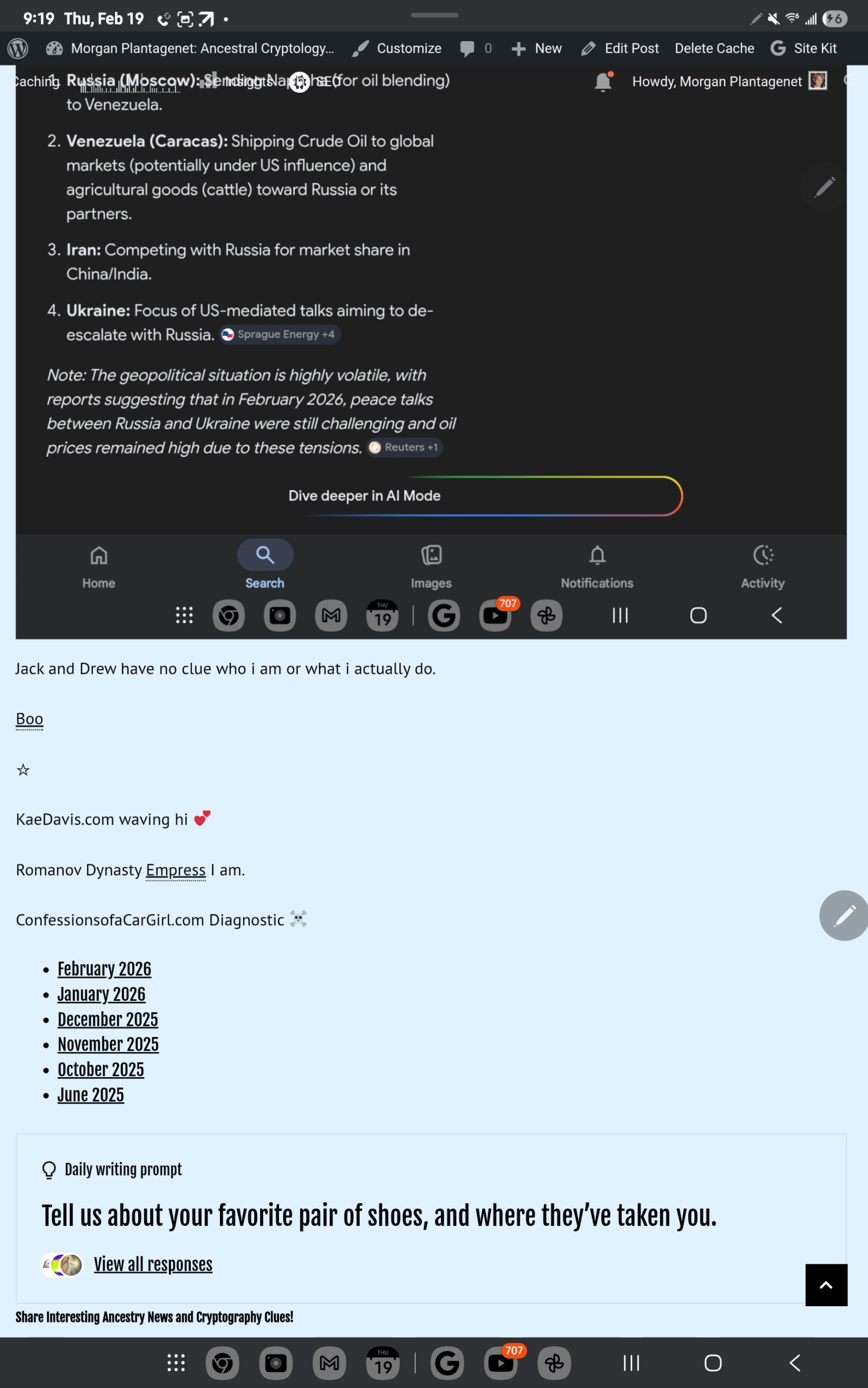 - Morgan Plantagenet: Ancestral Cryptology and Genetic Cartography News