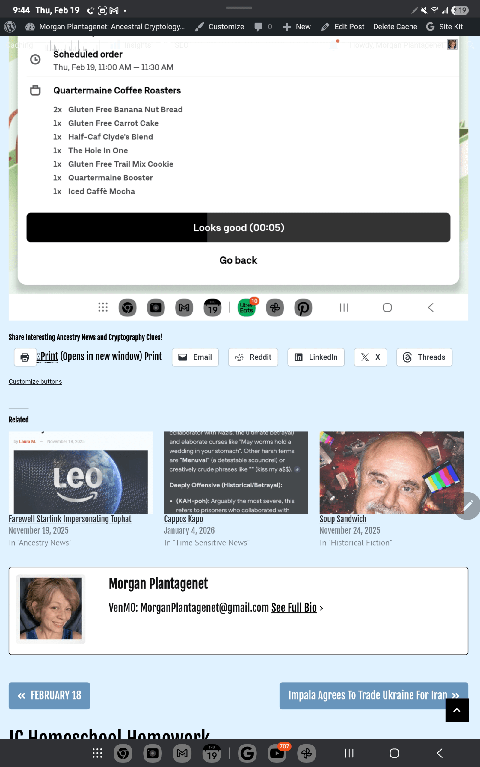 - Morgan Plantagenet: Ancestral Cryptology and Genetic Cartography News