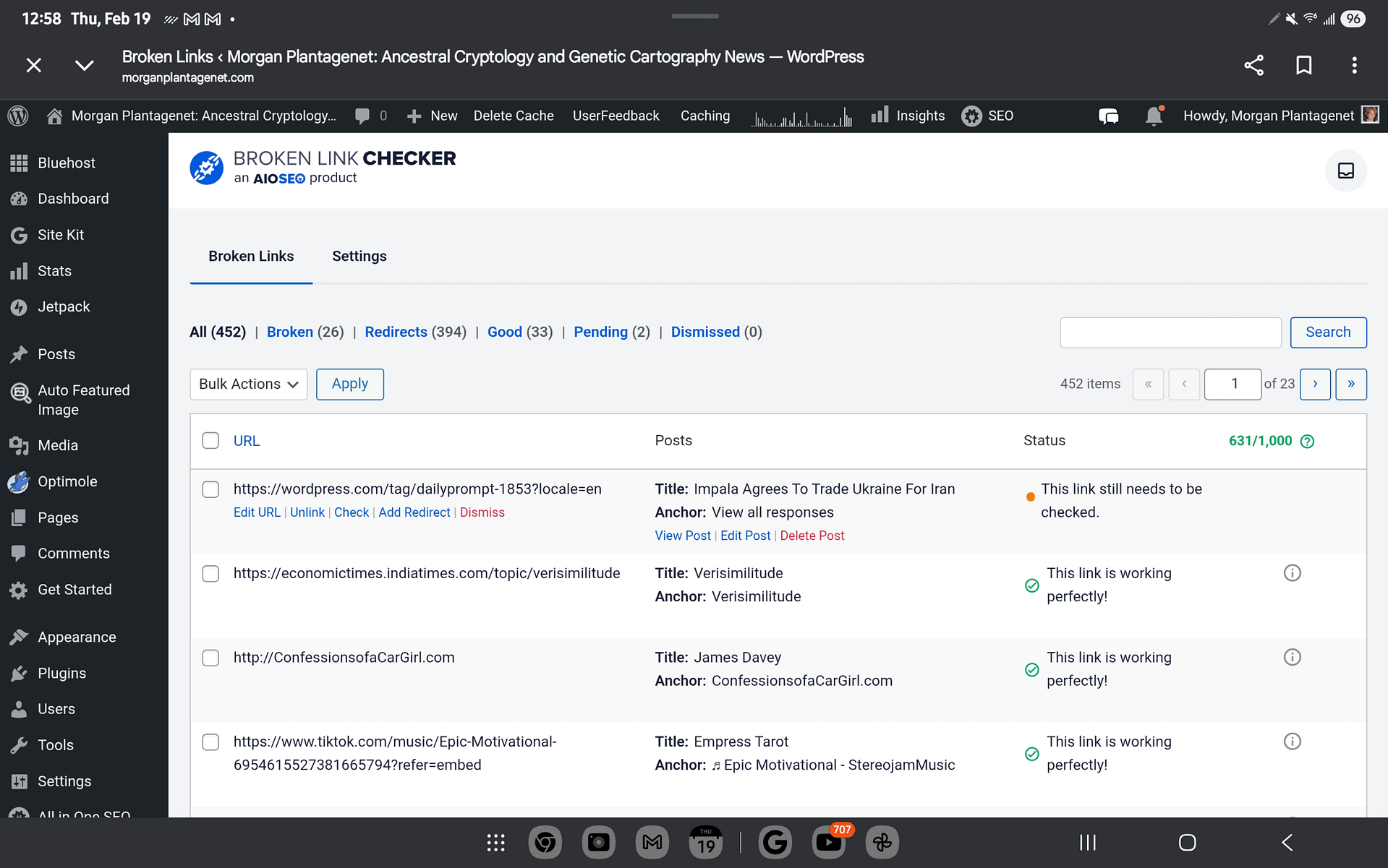 - Morgan Plantagenet: Ancestral Cryptology and Genetic Cartography News