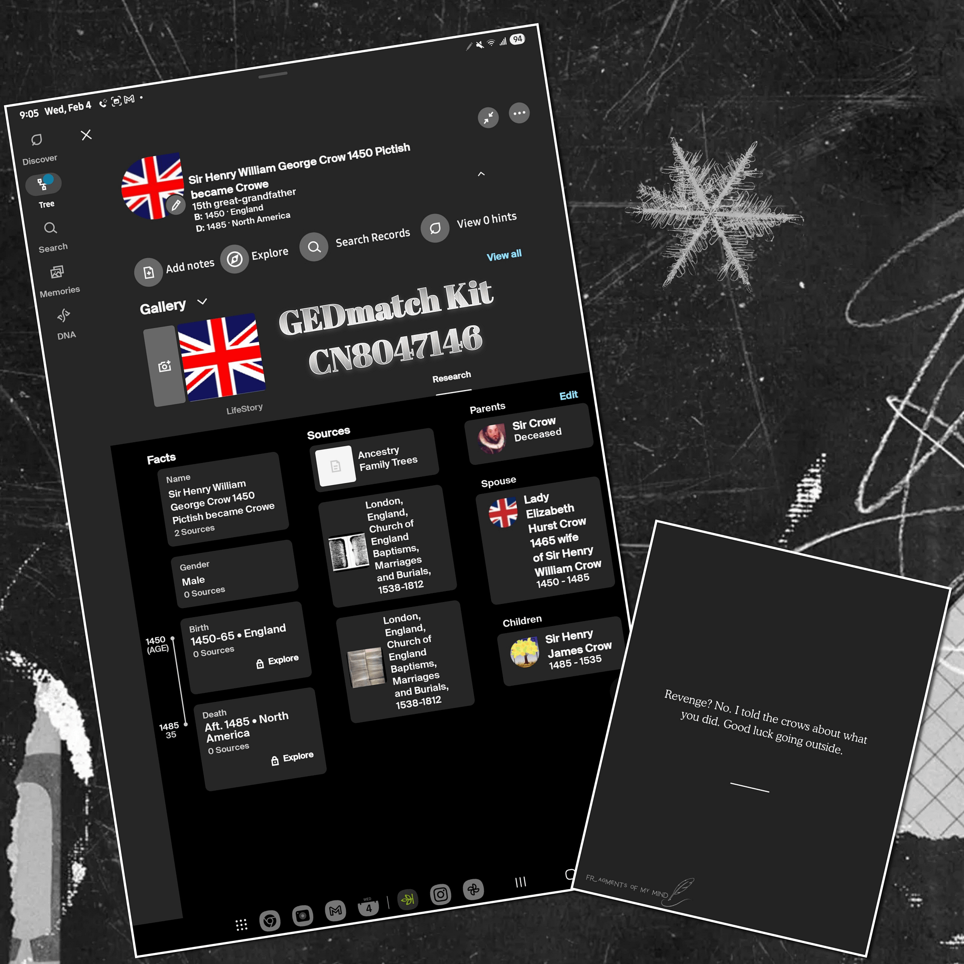 1000047001 - Morgan Plantagenet: Ancestral Cryptology and Genetic Cartography News 1000047001