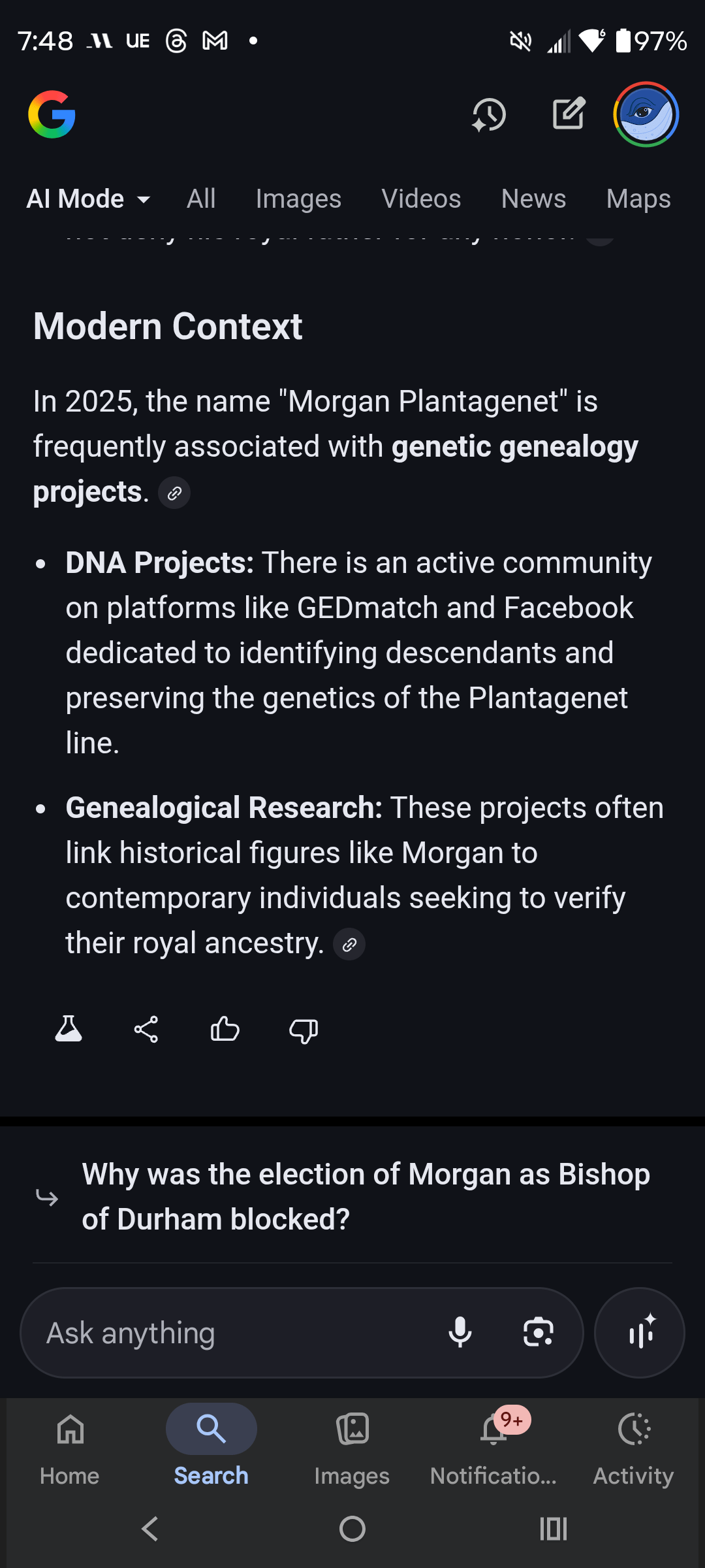 - Morgan Plantagenet: Ancestral Cryptology and Genetic Cartography News
