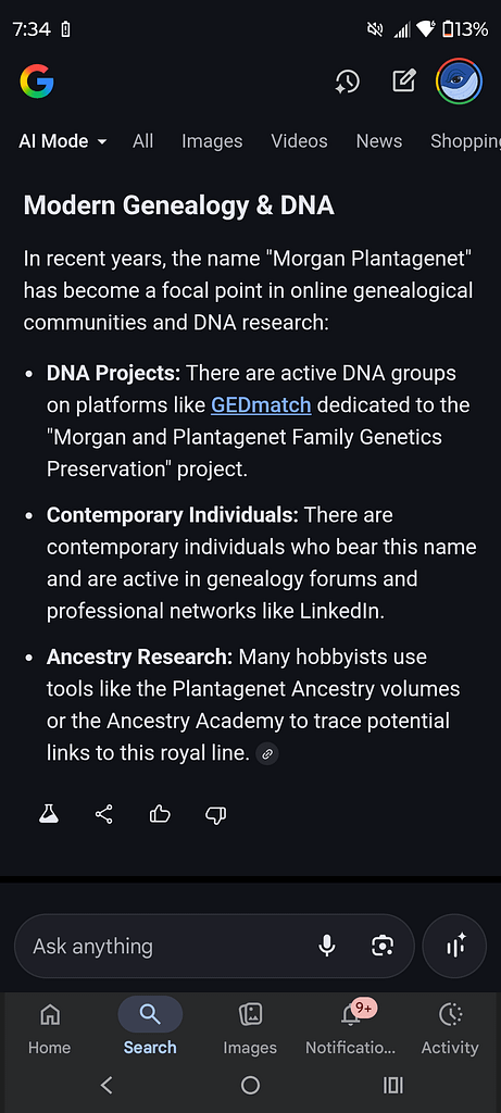 - Morgan Plantagenet: Ancestral Cryptology and Genetic Cartography News