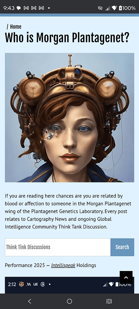 - Morgan Plantagenet: Ancestral Cryptology and Genetic Cartography News