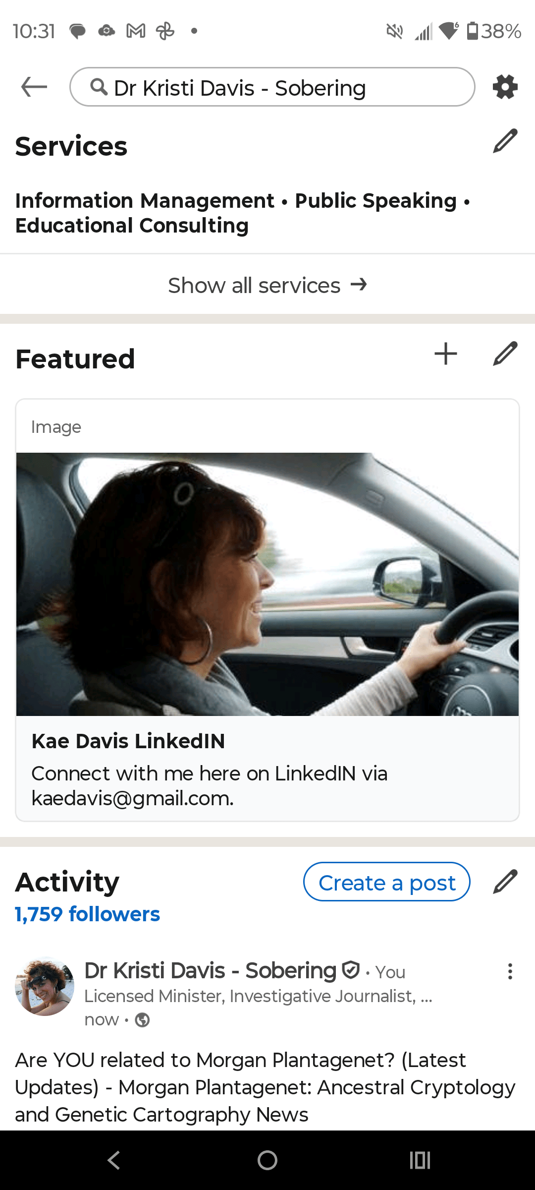 - Morgan Plantagenet: Ancestral Cryptology and Genetic Cartography News