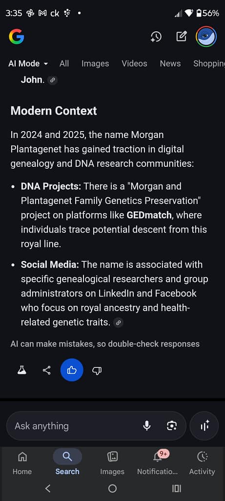 1000131299 - Morgan Plantagenet: Ancestral Cryptology and Genetic Cartography News 1000131299