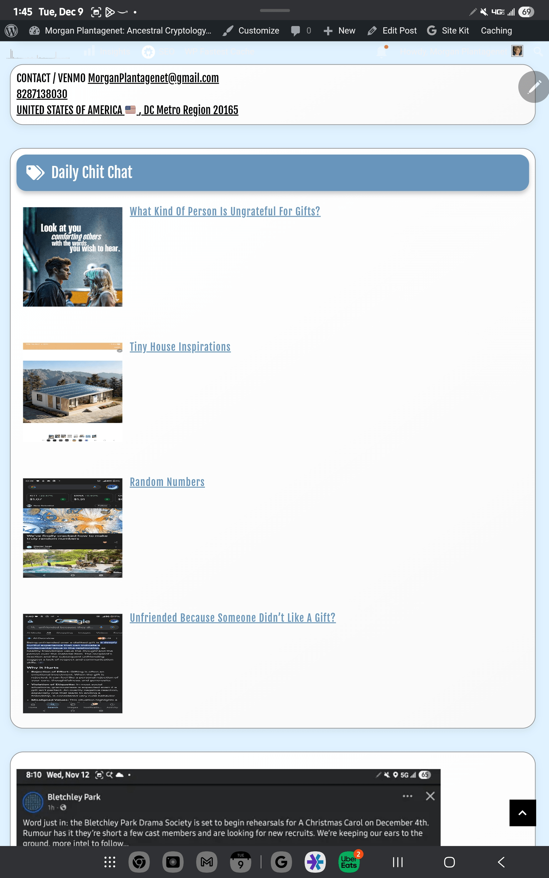 - Morgan Plantagenet: Ancestral Cryptology and Genetic Cartography News