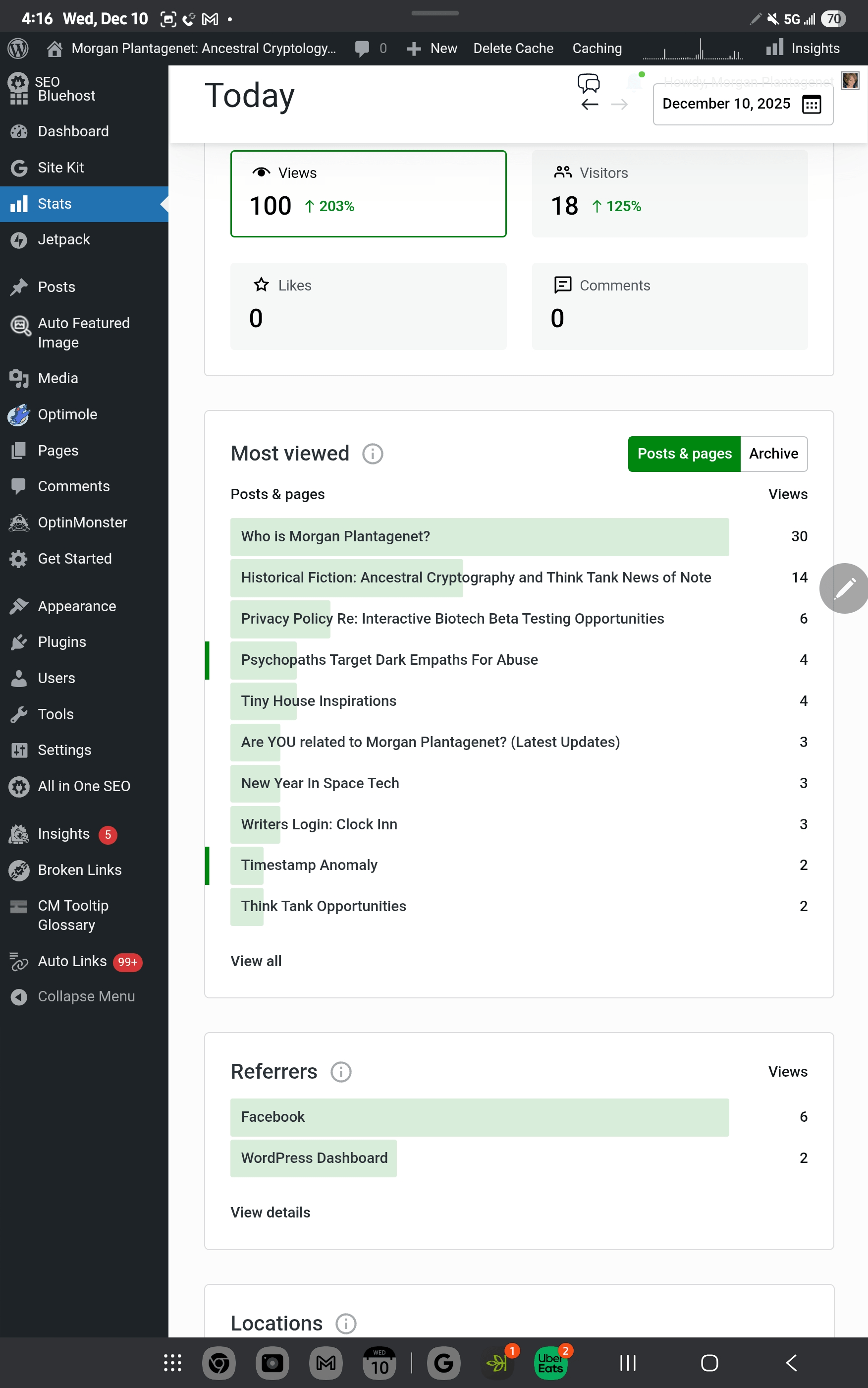 - Morgan Plantagenet: Ancestral Cryptology and Genetic Cartography News