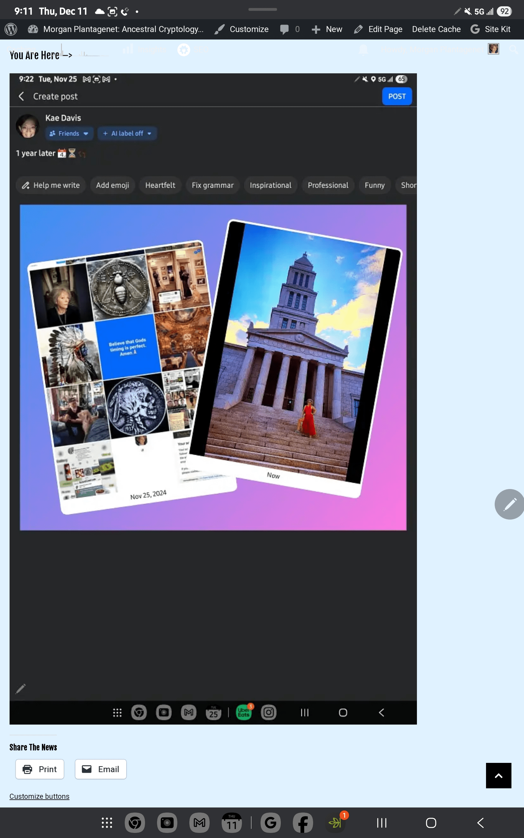 - Morgan Plantagenet: Ancestral Cryptology and Genetic Cartography News
