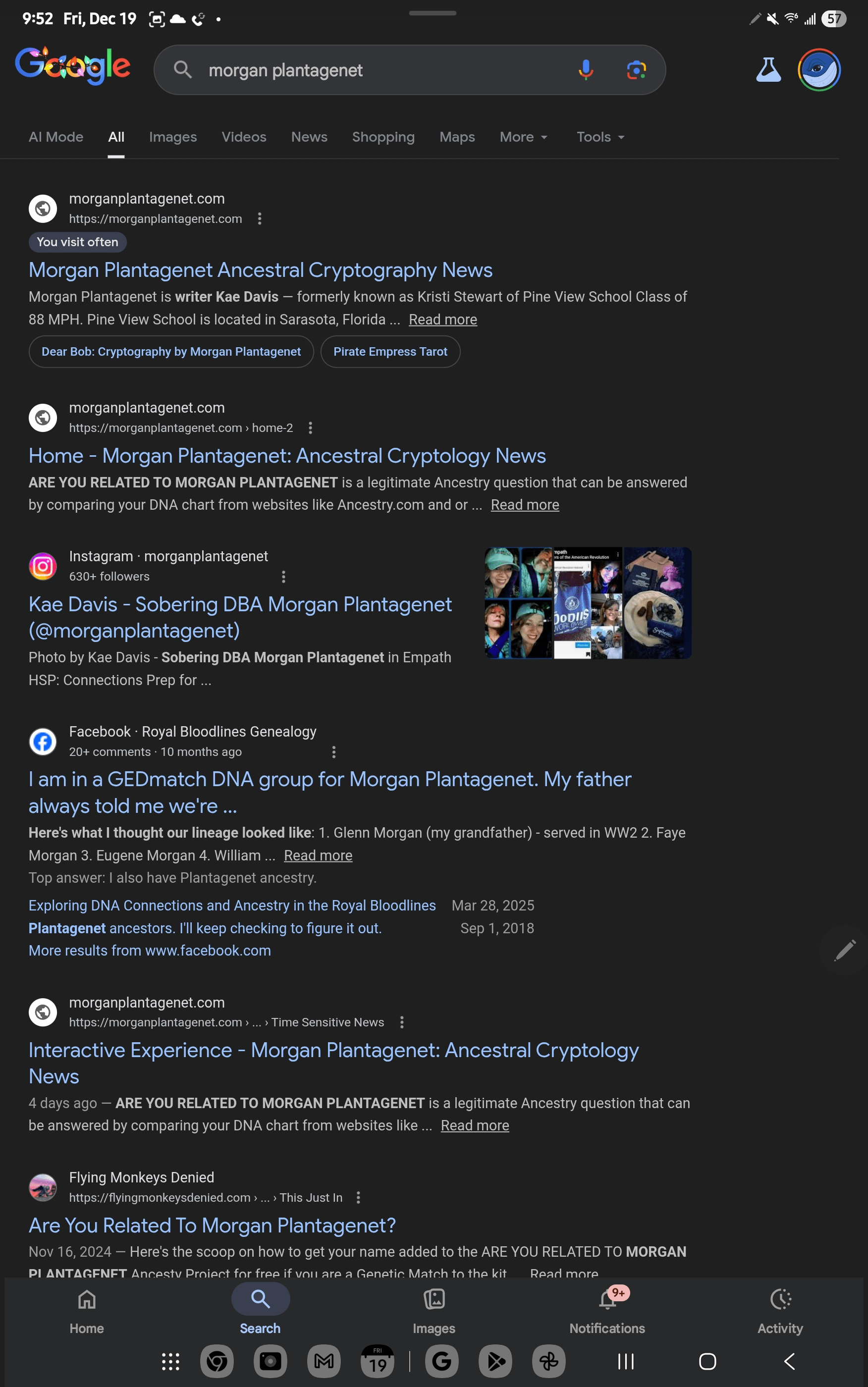 - Morgan Plantagenet: Ancestral Cryptology and Genetic Cartography News