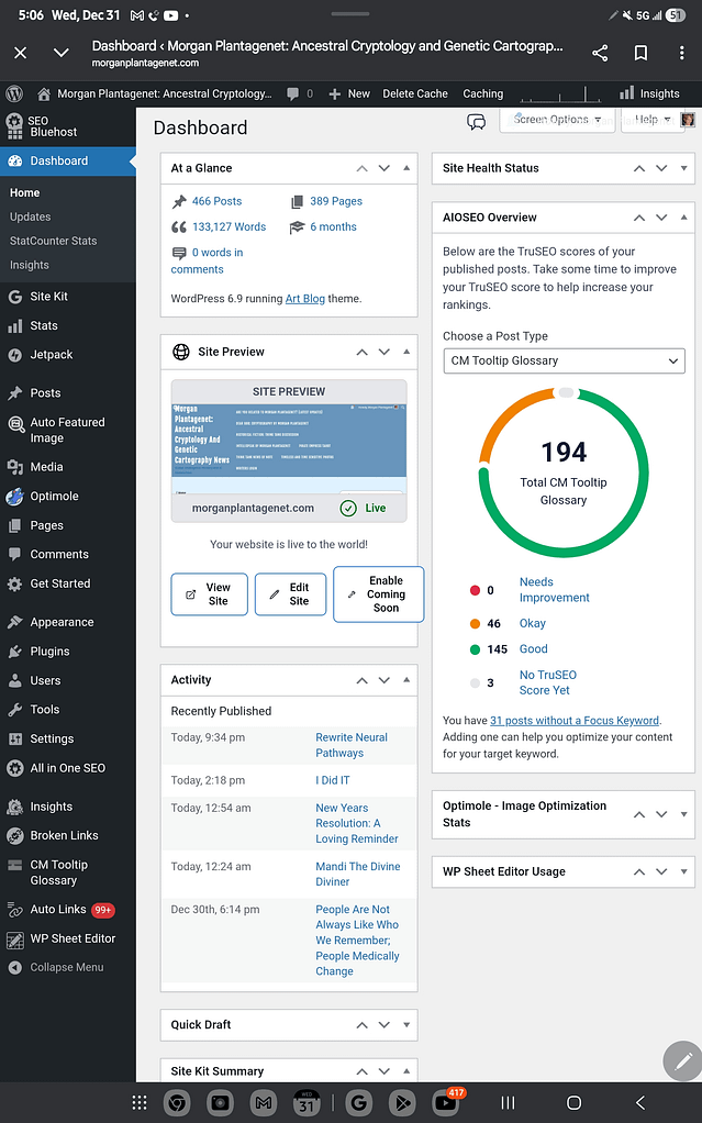 - Morgan Plantagenet: Ancestral Cryptology and Genetic Cartography News