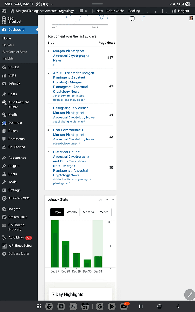 - Morgan Plantagenet: Ancestral Cryptology and Genetic Cartography News