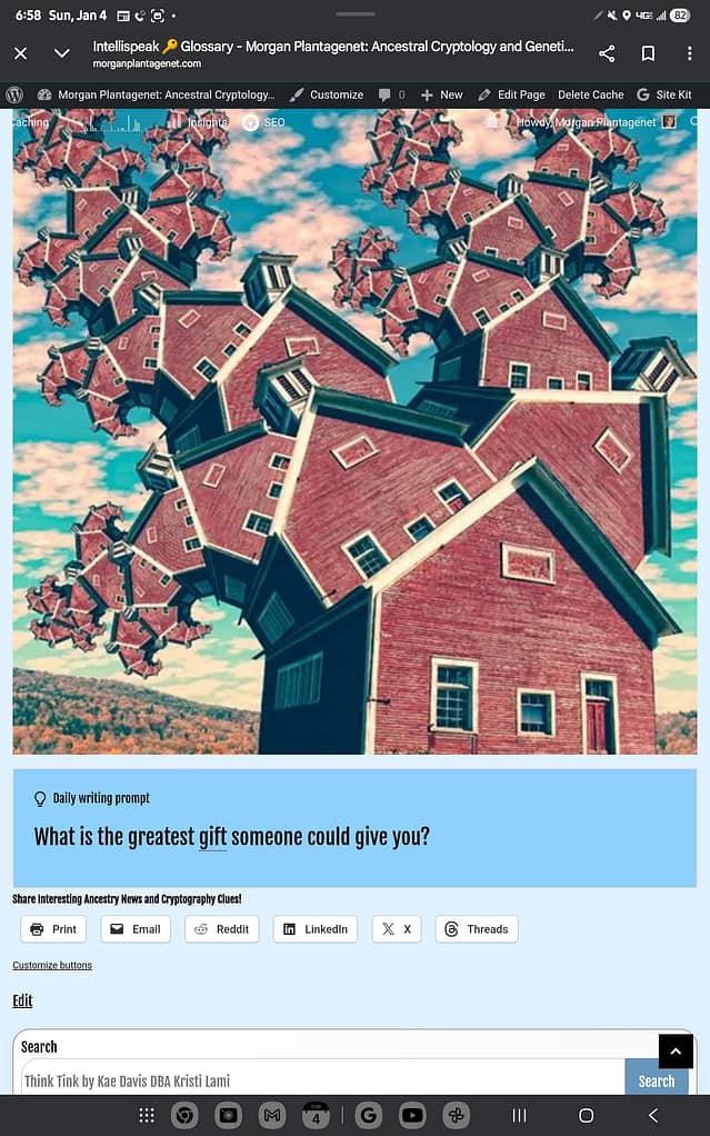 - Morgan Plantagenet: Ancestral Cryptology and Genetic Cartography News