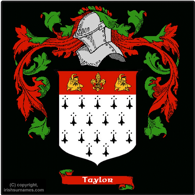 Taylor Family Coat Of Arms RE GEDmatch Kit CN8047146