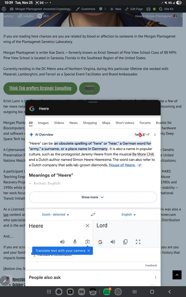 1000040367 - Morgan Plantagenet: Ancestral Cryptology and Genetic Cartography News 1000040367