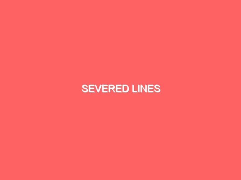 SEVERED LINES