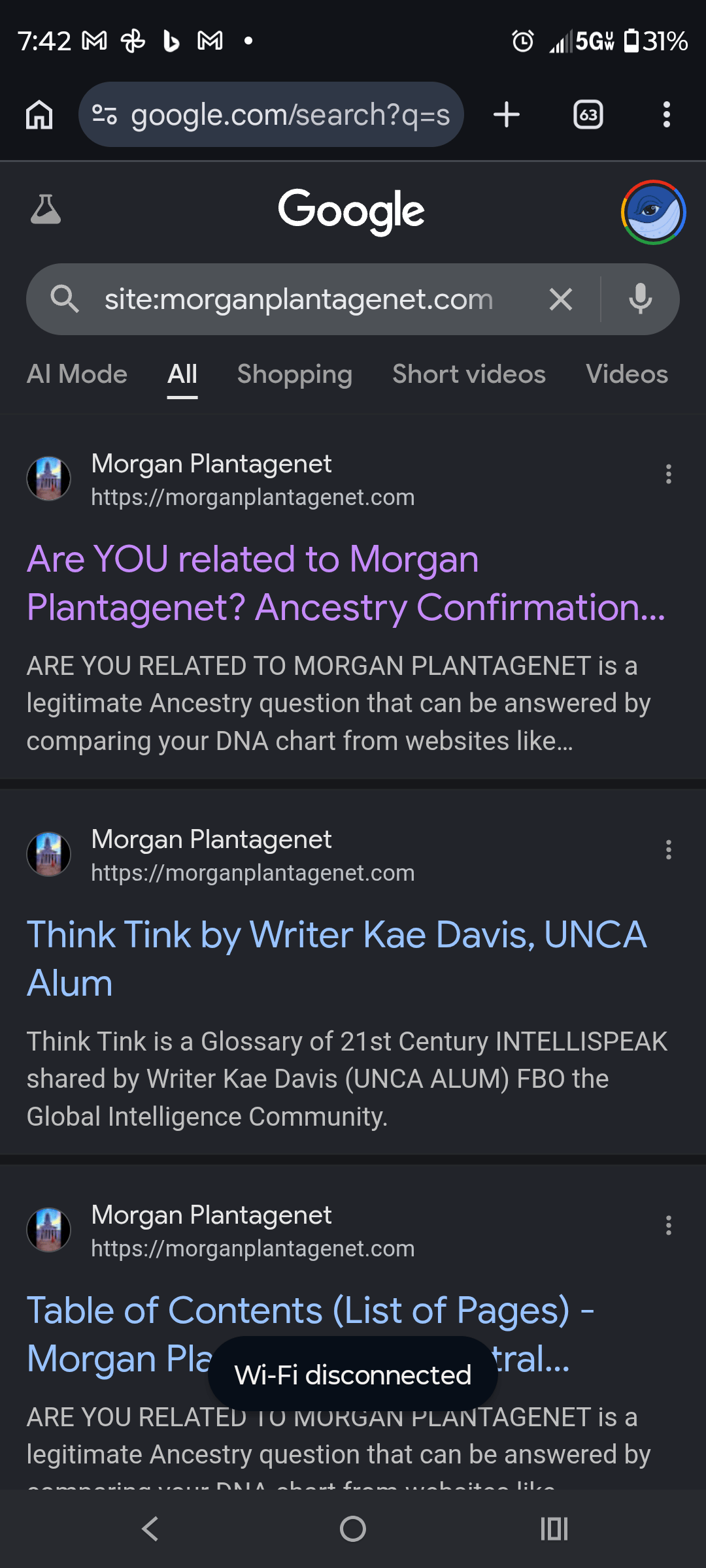 - Morgan Plantagenet: Ancestral Cryptology and Genetic Cartography News