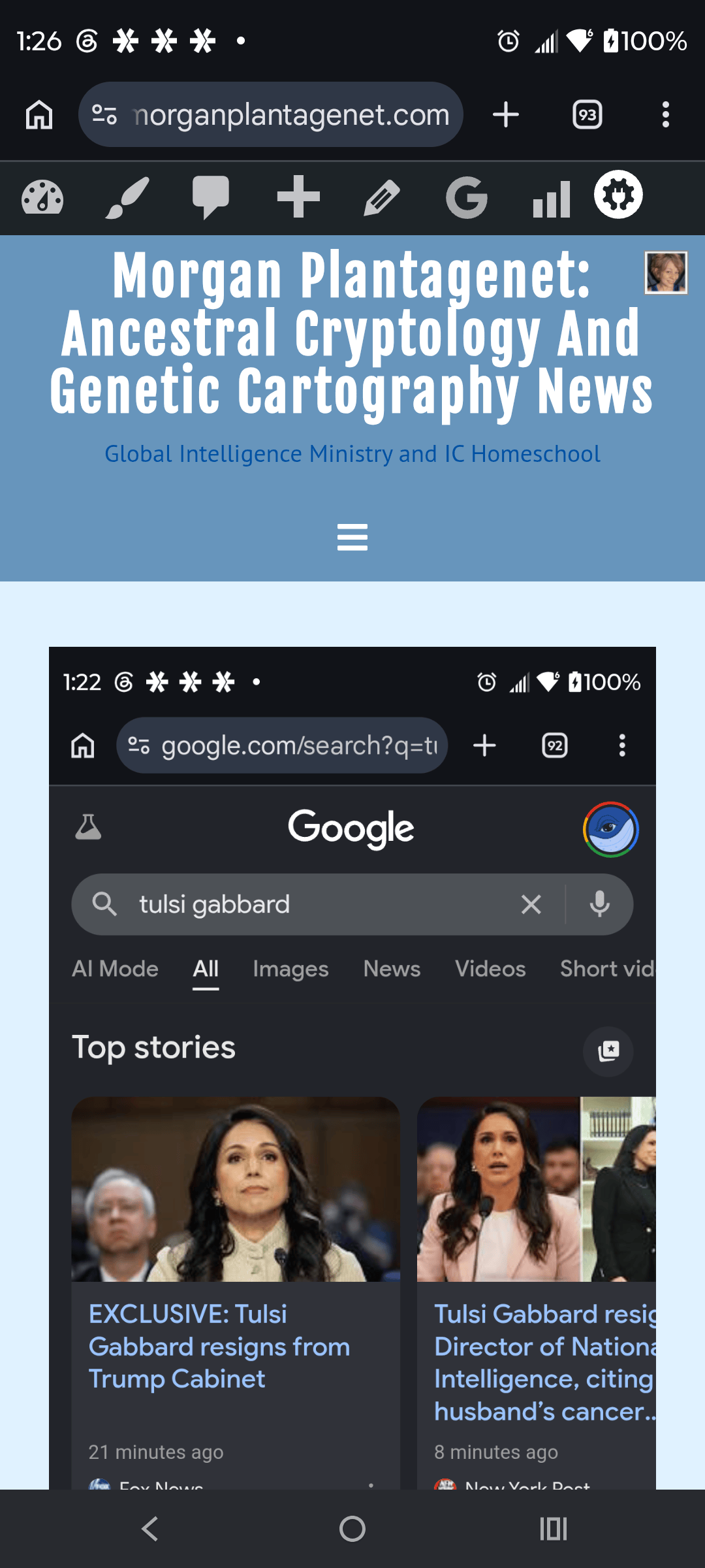 - Morgan Plantagenet: Ancestral Cryptology and Genetic Cartography News