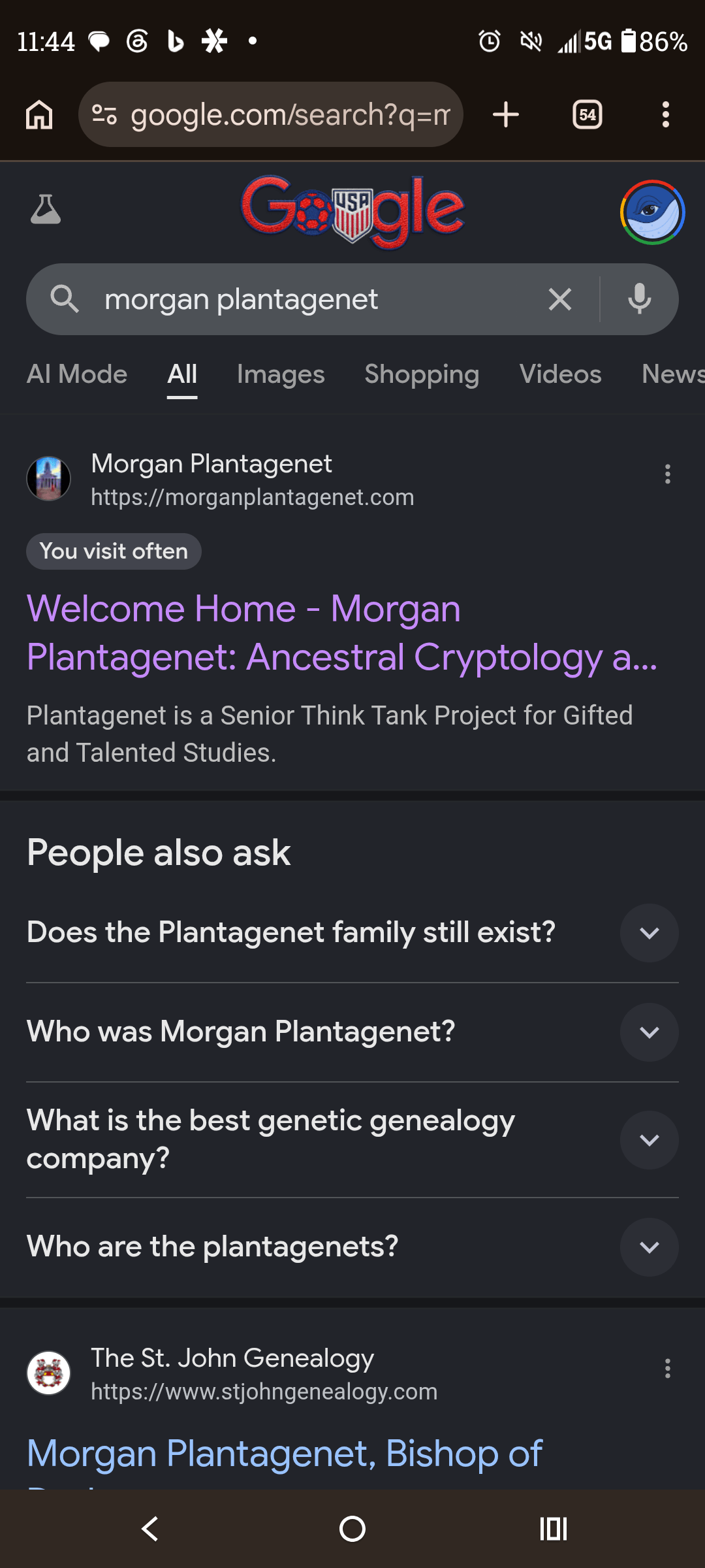 - Morgan Plantagenet: Ancestral Cryptology and Genetic Cartography News