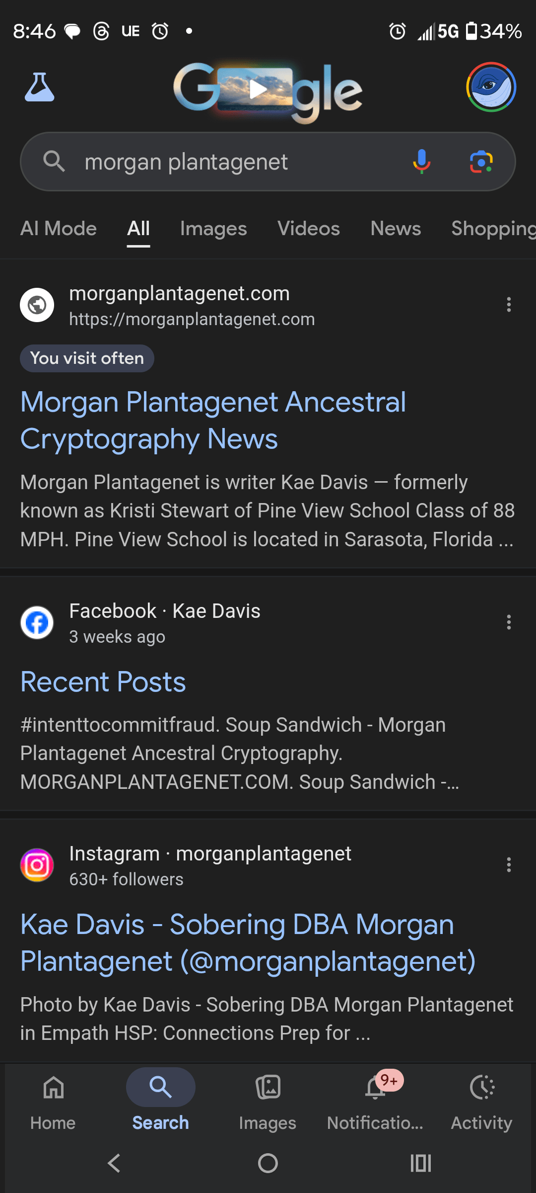 - Morgan Plantagenet: Ancestral Cryptology News