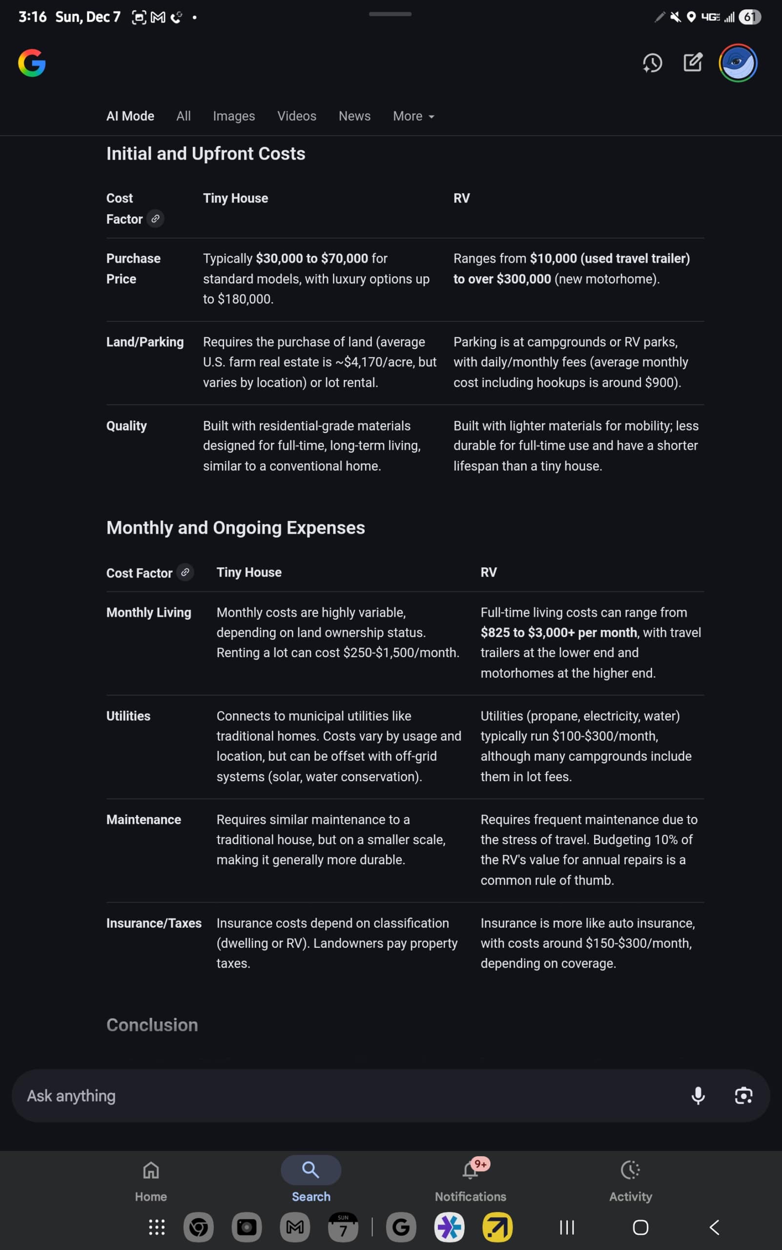 Affordability Of Tiny Homes Compared To RV Camping