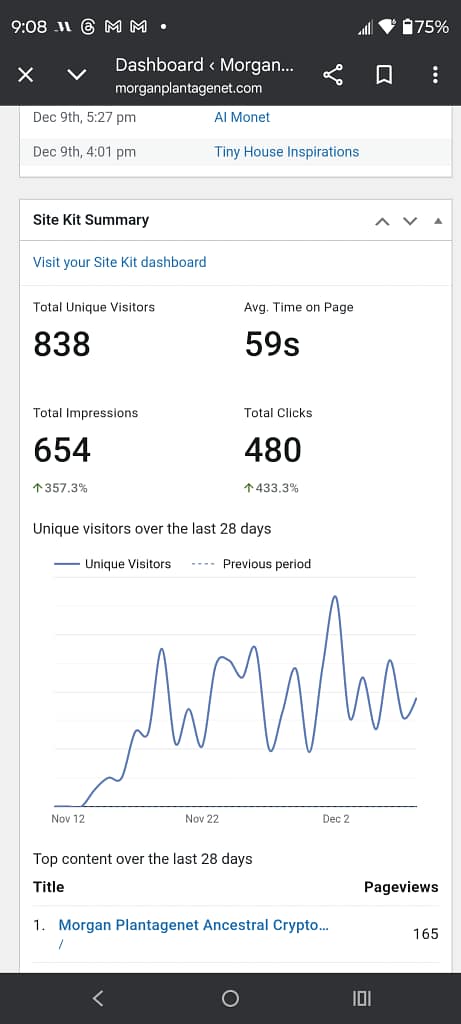 - Morgan Plantagenet: Ancestral Cryptology News