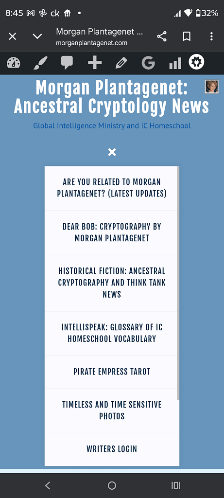 - Morgan Plantagenet: Ancestral Cryptology News