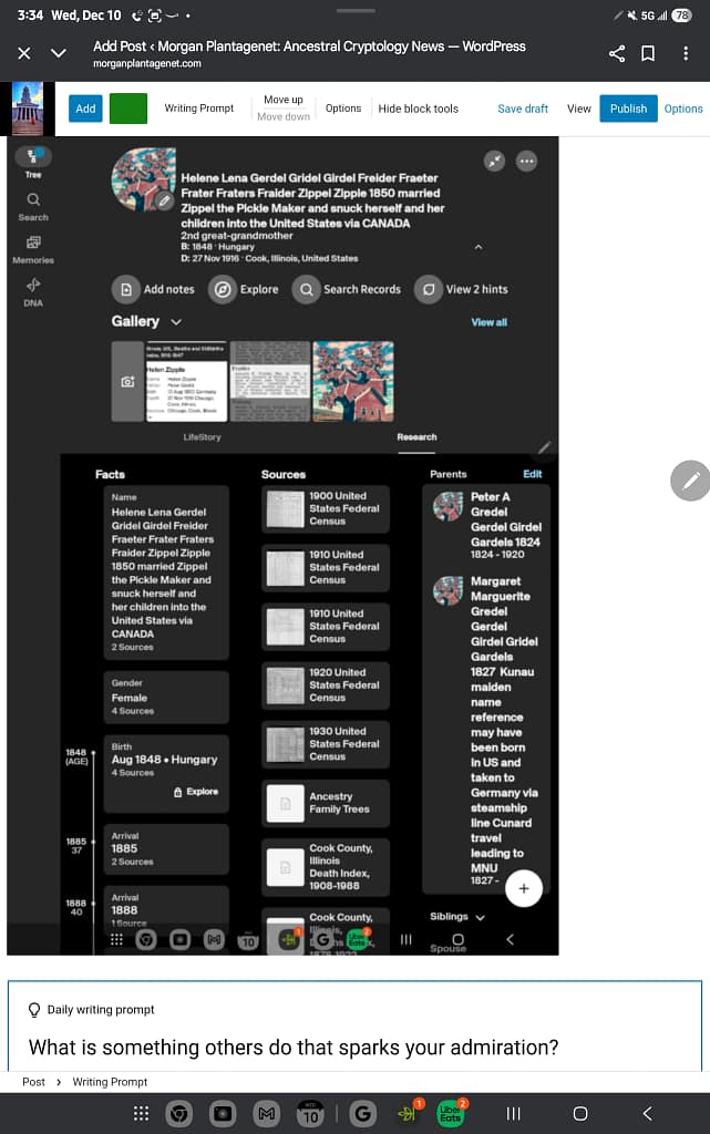 - Morgan Plantagenet: Ancestral Cryptology News