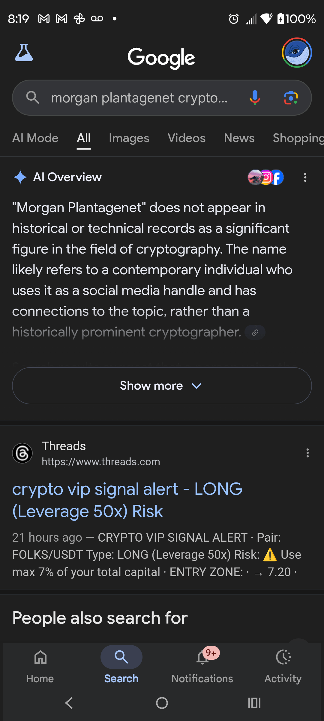 1000126409 - Morgan Plantagenet: Ancestral Cryptology News 1000126409